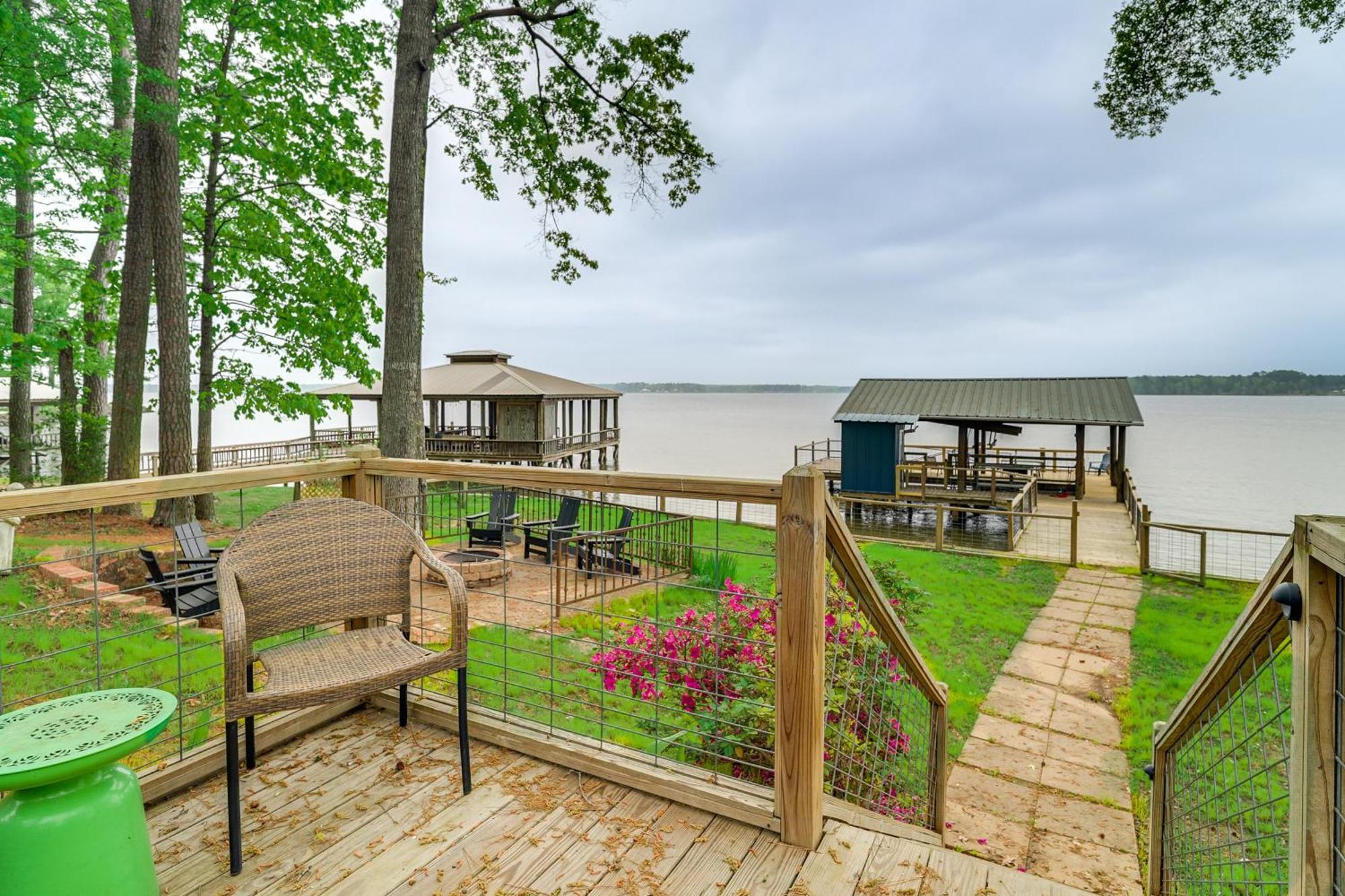 Waterfront House On Toledo Bend With Private Dock! Villa Alliance Dış mekan fotoğraf